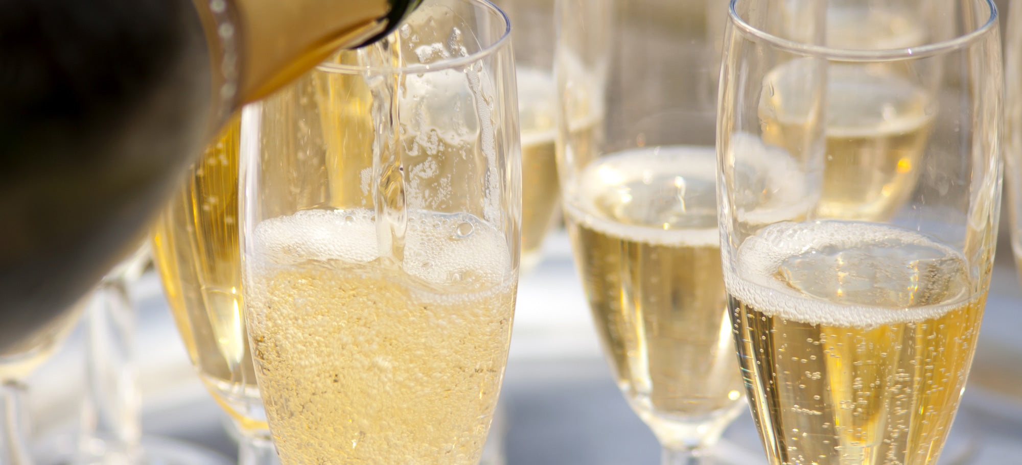 Gläser Champagner