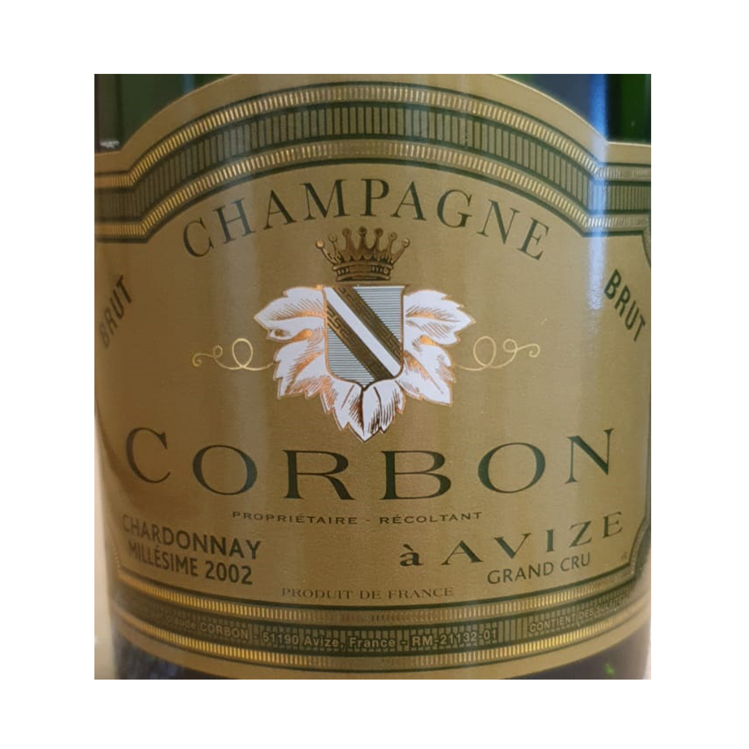 Chardonnay - Millésime 2002 - Grand Cru