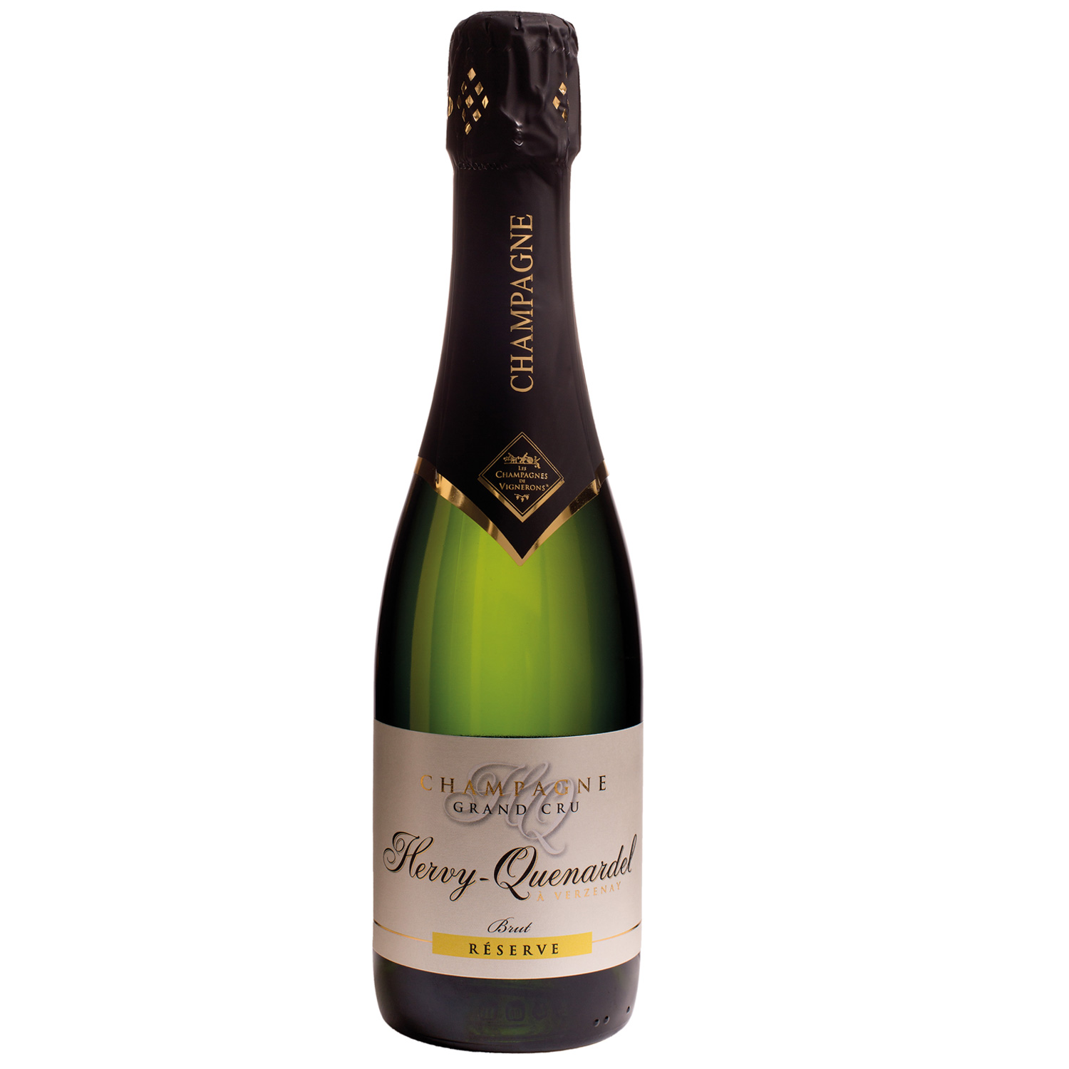 Champagne Hervy-Quenardel: Brut Réserve - Grand Cru - 0,375L