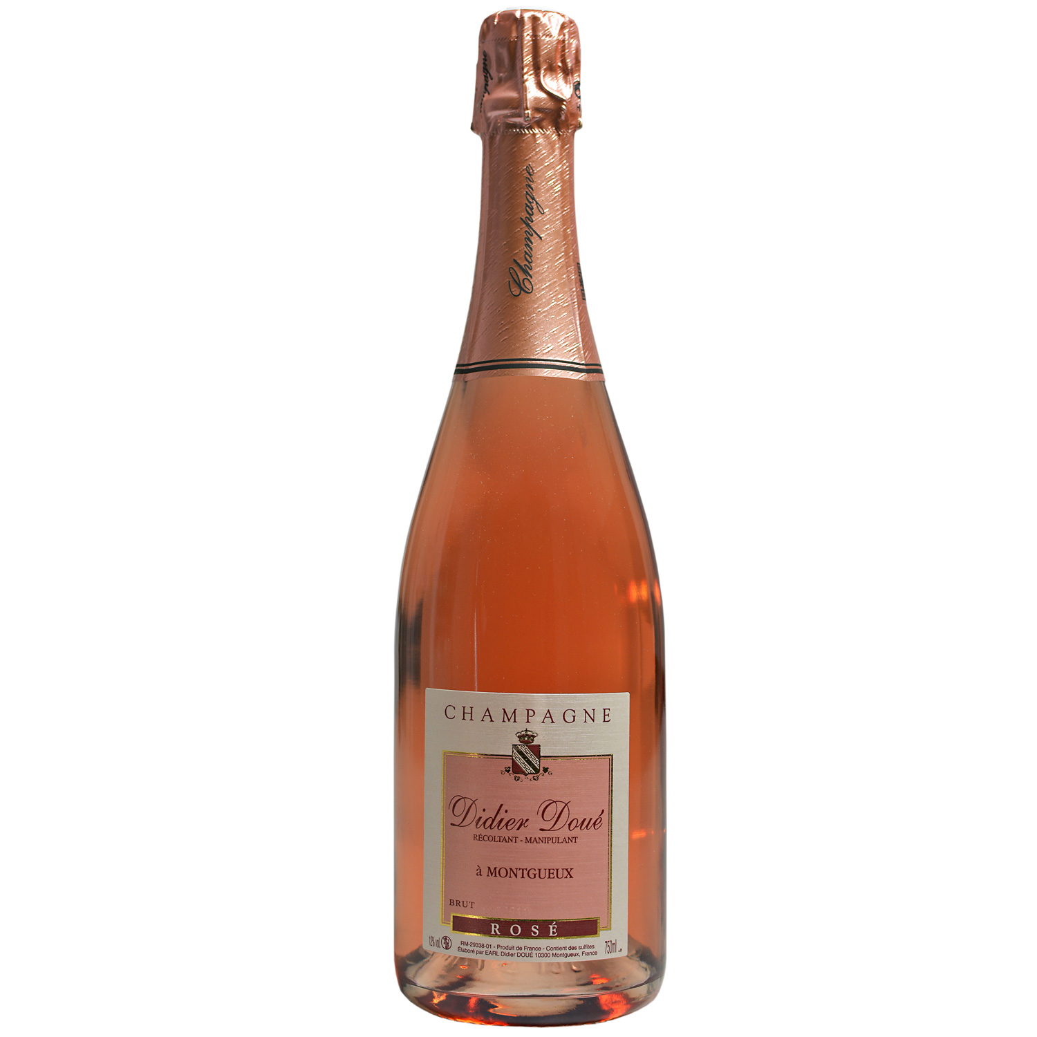 Champagne Didier Doué: Brut Rosé - Bio