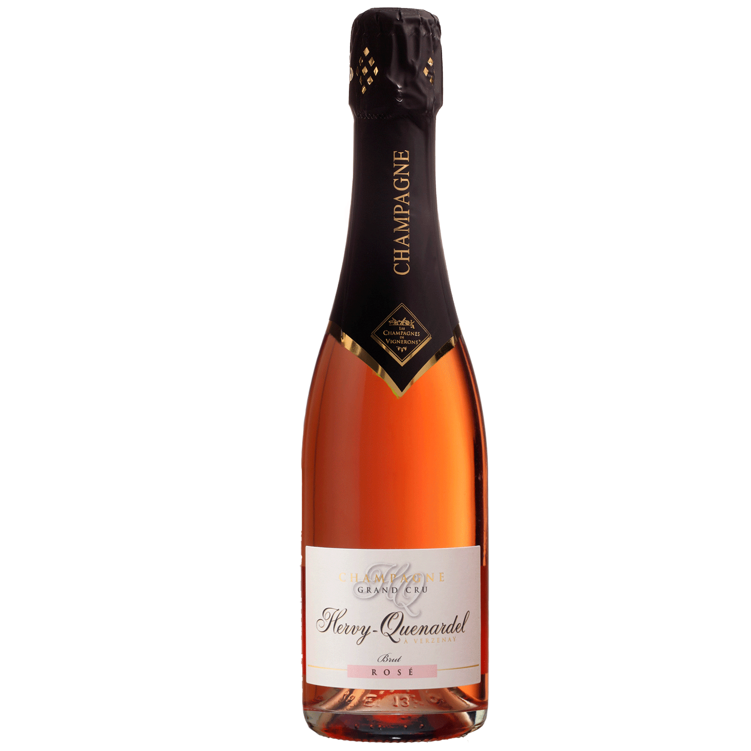 Champagne Hervy-Quenardel: Brut Rosé - Grand Cru - 0,375L