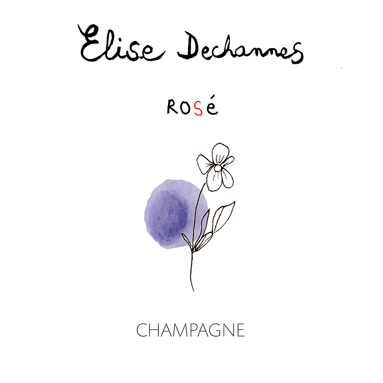 Champagne Elise Dechannes: Rosé