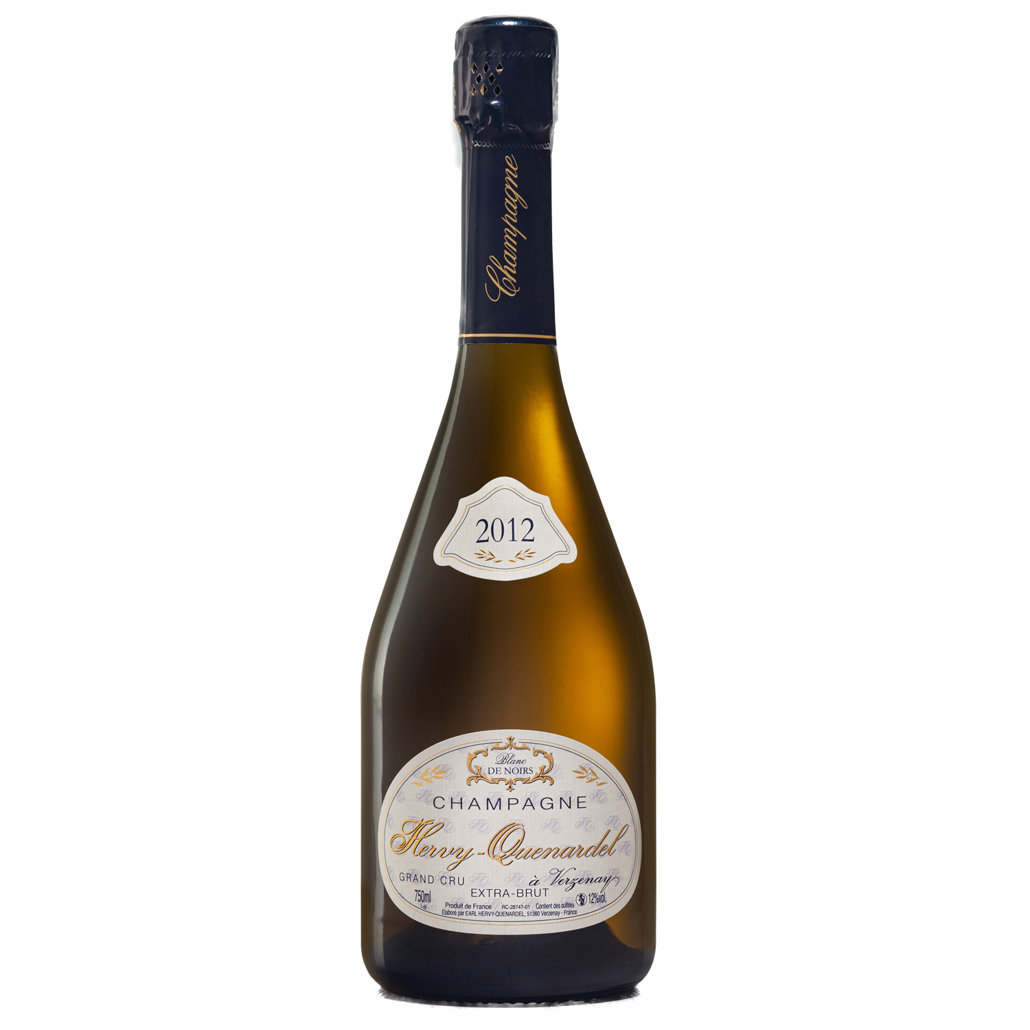 Champagne Hervy-Quenardel: Blanc de Noirs - Grand Cru - 2012
